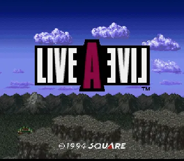 Live A Live (Japan) screen shot title